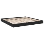vidaXL Cadru de pat fără saltea Negru 180x200cm Lemn prelucrat