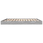 vidaXL Cadru de pat fără saltea Gri Sonoma 180x200cm Lemn prelucrat