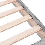 vidaXL Cadru de pat fără saltea Gri Sonoma 180x200cm Lemn prelucrat