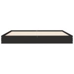 vidaXL Cadru de pat fără saltea Negru 160x200cm Lemn prelucrat vidaXL Cadru de pat fără saltea Negru 160x200cm Lemn prelucrat