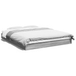 vidaXL Cadru de pat fără saltea Gri Sonoma 160x200cm lemn prelucrat