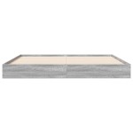 vidaXL Cadru de pat fără saltea Gri Sonoma 160x200cm lemn prelucrat