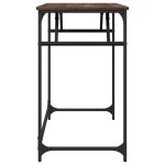 vidaXL Birou stejar maro 100x45x76 cm lemn/oțel vopsit electrostatic