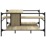 vidaXL Măsuță de cafea, stejar sonoma, 100x100x48,5 cm, lemn prelucrat vidaXL Măsuță de cafea, stejar sonoma, 100x100x48,5 cm, lemn prelucrat
