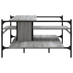 vidaXL Măsuță de cafea gri sonoma 100x100x48,5 cm lemn prelucrat