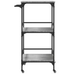 vidaXL Cărucior de bucătărie, gri sonoma 60,5x50x105 cm lemn prelucrat vidaXL Cărucior de bucătărie, gri sonoma 60,5x50x105 cm lemn prelucrat