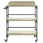 vidaXLCărucior de bucătărie stejar sonoma81,5x41x92,5cm lemn prelucrat vidaXLCărucior de bucătărie stejar sonoma81,5x41x92,5cm lemn prelucrat