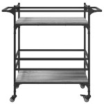 vidaXL Cărucior de bucătărie, gri sonoma, 82x40x78,5cm, lemn prelucrat vidaXL Cărucior de bucătărie, gri sonoma, 82x40x78,5cm, lemn prelucrat