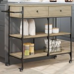 vidaXL Cărucior de bucătărie stejar sonoma 105x42x95 cm lemn prelucrat vidaXL Cărucior de bucătărie stejar sonoma 105x42x95 cm lemn prelucrat