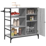 vidaXLCărucior de bucătărie, gri sonoma87,5x38,5x84,5cm lemn prelucrat vidaXLCărucior de bucătărie, gri sonoma87,5x38,5x84,5cm lemn prelucrat