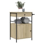 vidaXL Cărucior de bucătărie, stejar sonoma, 56x43x89,5 cm, lemn vidaXL Cărucior de bucătărie, stejar sonoma, 56x43x89,5 cm, lemn