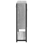 vidaXL Dulap de baie cu oglindă gri sonoma 60x16x60 cm lemn compozit vidaXL Dulap de baie cu oglindă gri sonoma 60x16x60 cm lemn compozit
