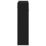 vidaXL Dulap baie cu oglindă negru 60x16x60 cm lemn compozit vidaXL Dulap baie cu oglindă negru 60x16x60 cm lemn compozit