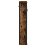 vidaXL Dulap baie cu oglindă stejar fumuriu 42x12x60 cm lemn compozit vidaXL Dulap baie cu oglindă stejar fumuriu 42x12x60 cm lemn compozit