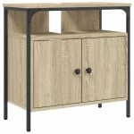 vidaXL Dulap chiuvetă baie, stejar sonoma, 60x30x60 cm, lemn prelucrat vidaXL Dulap chiuvetă baie, stejar sonoma, 60x30x60 cm, lemn prelucrat