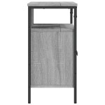 vidaXL Dulap chiuvetă baie, gri sonoma, 60x30x60 cm, lemn prelucrat vidaXL Dulap chiuvetă baie, gri sonoma, 60x30x60 cm, lemn prelucrat