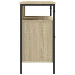 vidaXL Dulap chiuvetă baie, stejar sonoma, 80x30x60 cm, lemn prelucrat vidaXL Dulap chiuvetă baie, stejar sonoma, 80x30x60 cm, lemn prelucrat