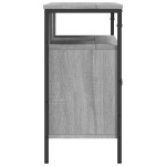 vidaXL Dulap chiuvetă baie, gri sonoma, 80x30x60 cm, lemn prelucrat vidaXL Dulap chiuvetă baie, gri sonoma, 80x30x60 cm, lemn prelucrat