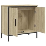 vidaXL Dulap chiuvetă baie, stejar sonoma, 60x30x60 cm, lemn prelucrat vidaXL Dulap chiuvetă baie, stejar sonoma, 60x30x60 cm, lemn prelucrat