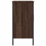 vidaXL Dulap chiuvetă de baie, stejar maro, 60x30x60 cm lemn prelucrat vidaXL Dulap chiuvetă de baie, stejar maro, 60x30x60 cm lemn prelucrat