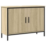 vidaXL Dulap chiuvetă baie, stejar sonoma, 80x30x60 cm, lemn prelucrat vidaXL Dulap chiuvetă baie, stejar sonoma, 80x30x60 cm, lemn prelucrat