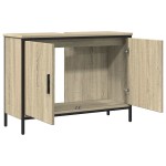 vidaXL Dulap chiuvetă baie, stejar sonoma, 80x30x60 cm, lemn prelucrat vidaXL Dulap chiuvetă baie, stejar sonoma, 80x30x60 cm, lemn prelucrat