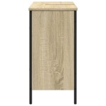 vidaXL Dulap chiuvetă baie, stejar sonoma, 80x30x60 cm, lemn prelucrat vidaXL Dulap chiuvetă baie, stejar sonoma, 80x30x60 cm, lemn prelucrat