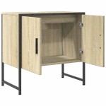 vidaXL Dulap chiuvetă baie, stejar sonoma, 60x33x60 cm, lemn prelucrat vidaXL Dulap chiuvetă baie, stejar sonoma, 60x33x60 cm, lemn prelucrat