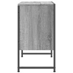 vidaXL Dulap chiuvetă baie, gri sonoma, 60x33x60 cm, lemn prelucrat vidaXL Dulap chiuvetă baie, gri sonoma, 60x33x60 cm, lemn prelucrat