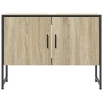 vidaXL Dulap chiuveta de baie, stejar sonoma, 80x33x60cm lemn compozit vidaXL Dulap chiuveta de baie, stejar sonoma, 80x33x60cm lemn compozit