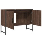 vidaXL Dulap chiuveta de baie, stejar maro, 80x33x60 cm, lemn compozit vidaXL Dulap chiuveta de baie, stejar maro, 80x33x60 cm, lemn compozit