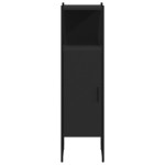 vidaXL Dulap de baie, negru, 33x33x120,5 cm, lemn prelucrat vidaXL Dulap de baie, negru, 33x33x120,5 cm, lemn prelucrat