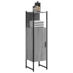 vidaXL Dulap de baie, gri sonoma, 33x33x120,5 cm, lemn prelucrat vidaXL Dulap de baie, gri sonoma, 33x33x120,5 cm, lemn prelucrat