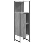 vidaXL Dulap de baie, gri sonoma, 33x33x120,5 cm, lemn prelucrat vidaXL Dulap de baie, gri sonoma, 33x33x120,5 cm, lemn prelucrat