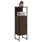 vidaXL Dulap de baie, stejar maro, 33x33x120,5 cm, lemn prelucrat vidaXL Dulap de baie, stejar maro, 33x33x120,5 cm, lemn prelucrat