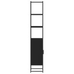vidaXL Dulap de baie, negru, 33x33x185,5 cm, lemn prelucrat vidaXL Dulap de baie, negru, 33x33x185,5 cm, lemn prelucrat