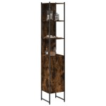 vidaXL Dulap de baie, stejar afumat, 33x33x185,5 cm, lemn prelucrat vidaXL Dulap de baie, stejar afumat, 33x33x185,5 cm, lemn prelucrat