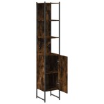 vidaXL Dulap de baie, stejar afumat, 33x33x185,5 cm, lemn prelucrat vidaXL Dulap de baie, stejar afumat, 33x33x185,5 cm, lemn prelucrat