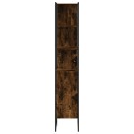vidaXL Dulap de baie, stejar afumat, 33x33x185,5 cm, lemn prelucrat vidaXL Dulap de baie, stejar afumat, 33x33x185,5 cm, lemn prelucrat