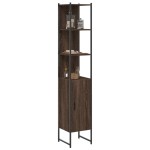 vidaXL Dulap de baie, stejar maro, 33x33x185,5 cm, lemn prelucrat vidaXL Dulap de baie, stejar maro, 33x33x185,5 cm, lemn prelucrat