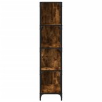 vidaXL Bibliotecă cu 4 niveluri stejar fumuriu 139x33,5x149 cm lemn vidaXL Bibliotecă cu 4 niveluri stejar fumuriu 139x33,5x149 cm lemn