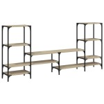vidaXL Comodă TV, stejar sonoma, 206,5x28,5x95 cm, lemn compozit vidaXL Comodă TV, stejar sonoma, 206,5x28,5x95 cm, lemn compozit