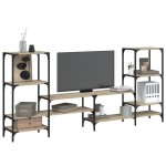 vidaXL Comodă TV, stejar sonoma, 206,5x28,5x95 cm, lemn compozit vidaXL Comodă TV, stejar sonoma, 206,5x28,5x95 cm, lemn compozit