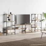 vidaXL Comodă TV, stejar sonoma, 206,5x28,5x95 cm, lemn compozit vidaXL Comodă TV, stejar sonoma, 206,5x28,5x95 cm, lemn compozit