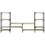 vidaXL Comodă TV, stejar sonoma, 206,5x28,5x95 cm, lemn compozit vidaXL Comodă TV, stejar sonoma, 206,5x28,5x95 cm, lemn compozit
