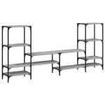 vidaXL Comodă TV, gri sonoma, 206,5x28,5x95 cm, lemn compozit vidaXL Comodă TV, gri sonoma, 206,5x28,5x95 cm, lemn compozit