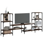 vidaXL Dulap TV, stejar maro, 206,5x28,5x95 cm, lemn prelucrat vidaXL Dulap TV, stejar maro, 206,5x28,5x95 cm, lemn prelucrat