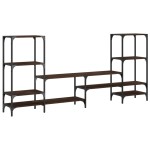 vidaXL Dulap TV, stejar maro, 206,5x28,5x95 cm, lemn prelucrat vidaXL Dulap TV, stejar maro, 206,5x28,5x95 cm, lemn prelucrat