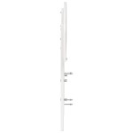 vidaXL Tăblie de pat, alb, 200 cm, lemn masiv de pin