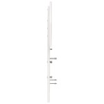 vidaXL Tăblie de pat, alb, 150 cm, lemn masiv de pin vidaXL Tăblie de pat, alb, 150 cm, lemn masiv de pin